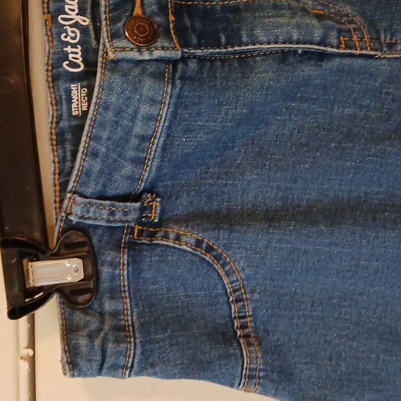 CAT & JACK SUPER DENIMS STRETCH LEGS BLUE JEAN SIZE 16 GIRLS - Picture 4 of 9